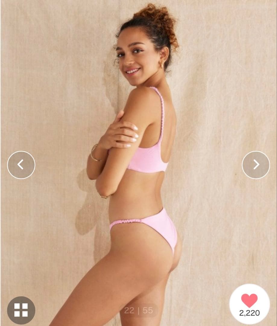 ALEXIA STAM Jenny / クシュ紐BTM ピンク