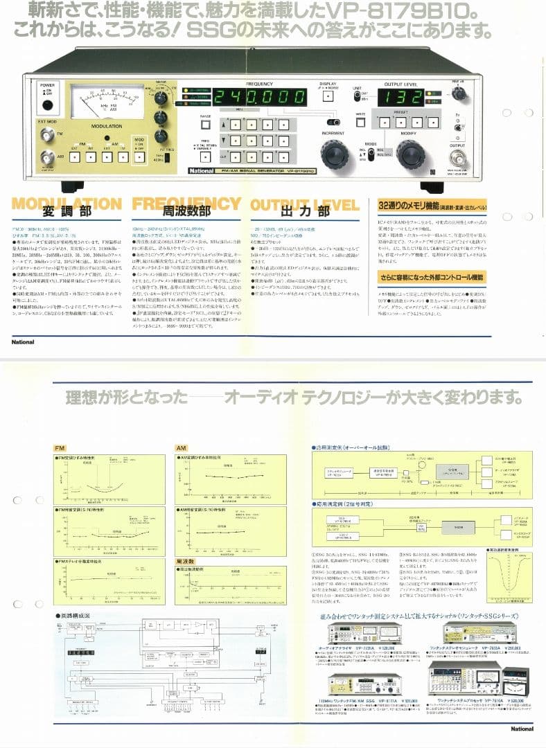 VP-8179B10 Signal Generator シグナルジェネレータ