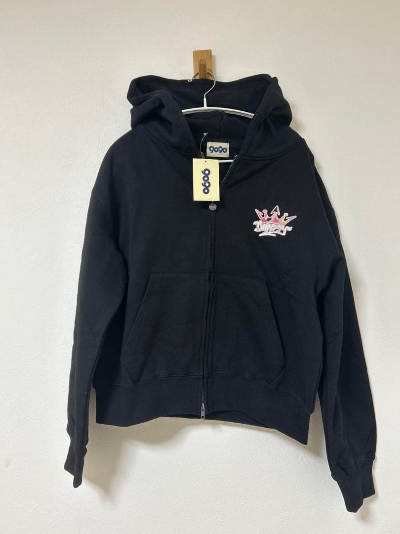 トップス 9090 King Logo Zip Hoodie