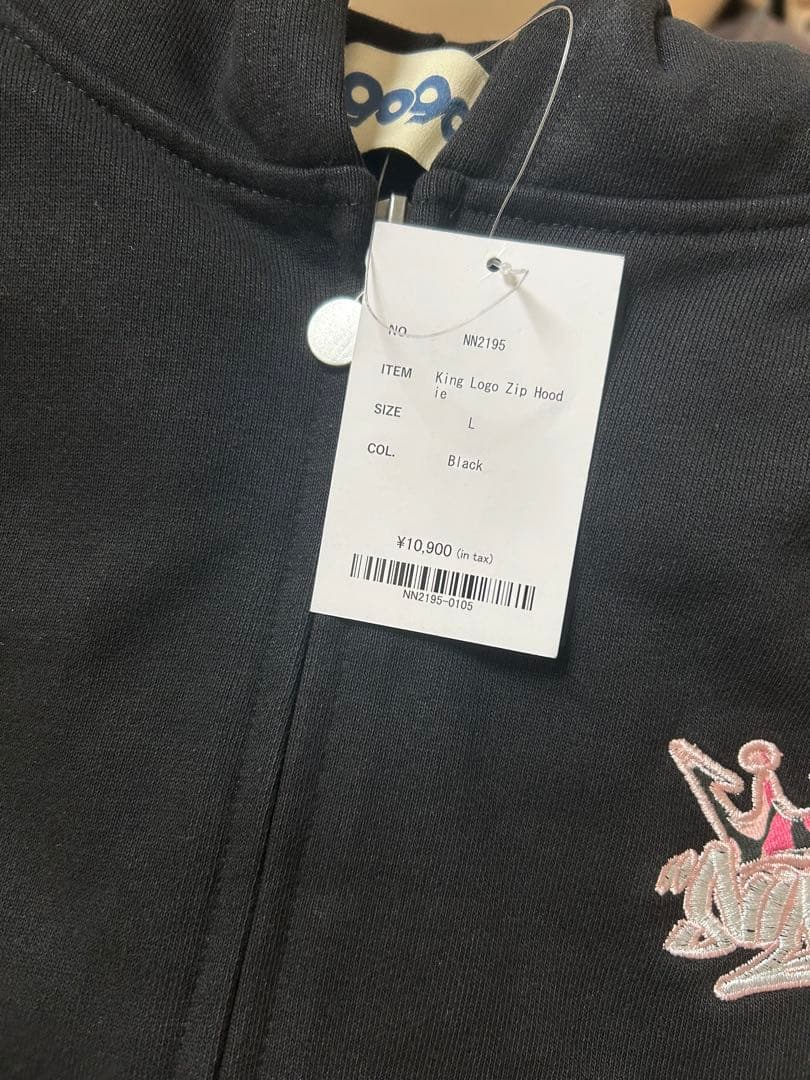 トップス 9090 King Logo Zip Hoodie