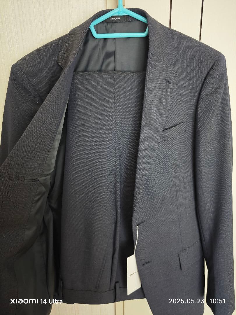 コムサイズム　ネイビー ビジネススーツ Mサイズ 471-01SE03