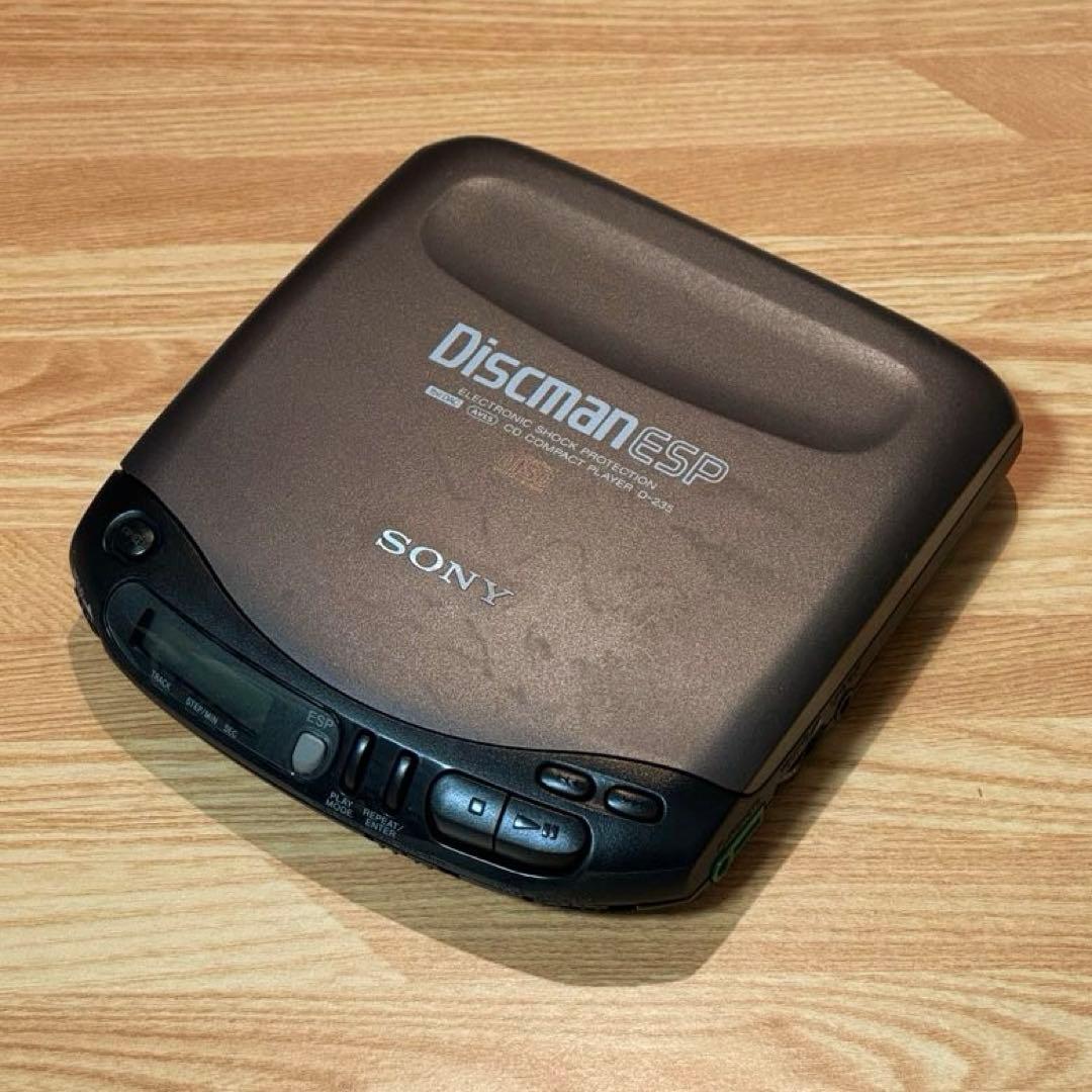 ソニー SONY CDコンパクトプレーヤー Discman ESP D-235
