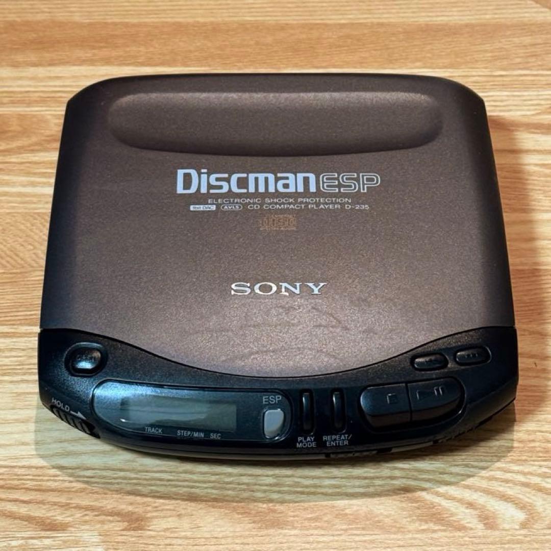 ソニー SONY CDコンパクトプレーヤー Discman ESP D-235