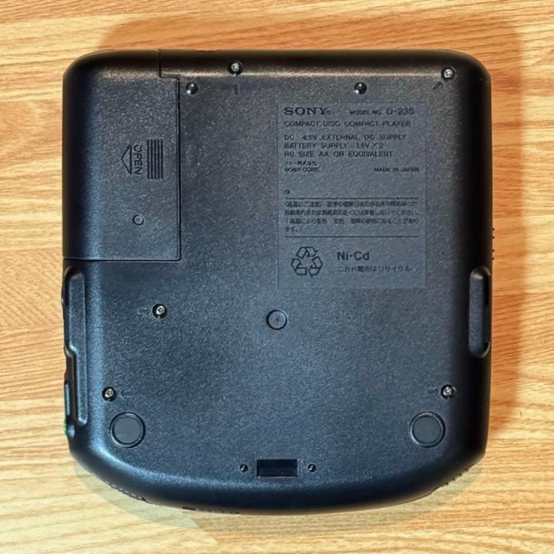 ソニー SONY CDコンパクトプレーヤー Discman ESP D-235