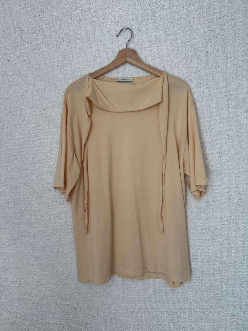 LEMAIRE FOULARD T-SHIRT LEMON GLAZE　M