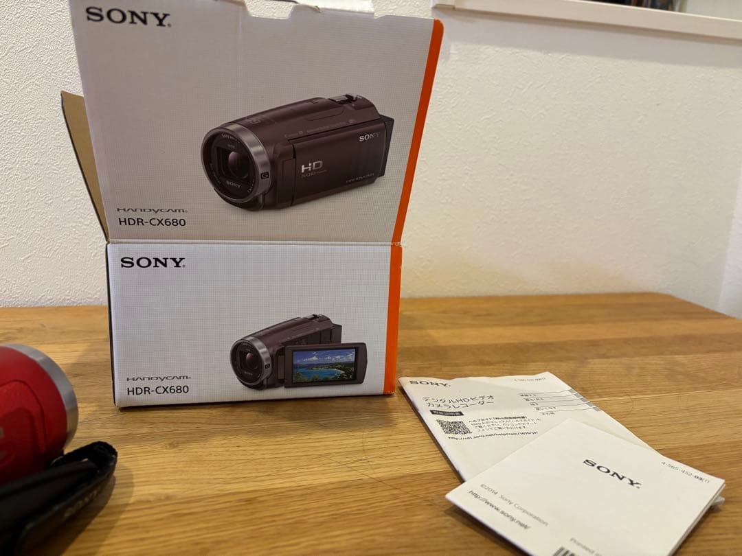 よ*1様 SONY HDR-CX680 ハンディカム レッド