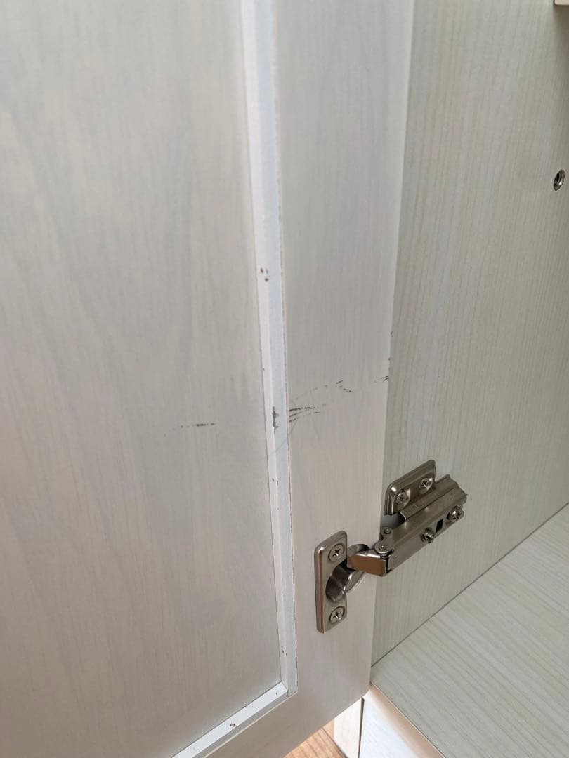 【送料込】食器棚　ホワイト　ニトリ　キッチンボード　(ミランダ120 ＷＷ)