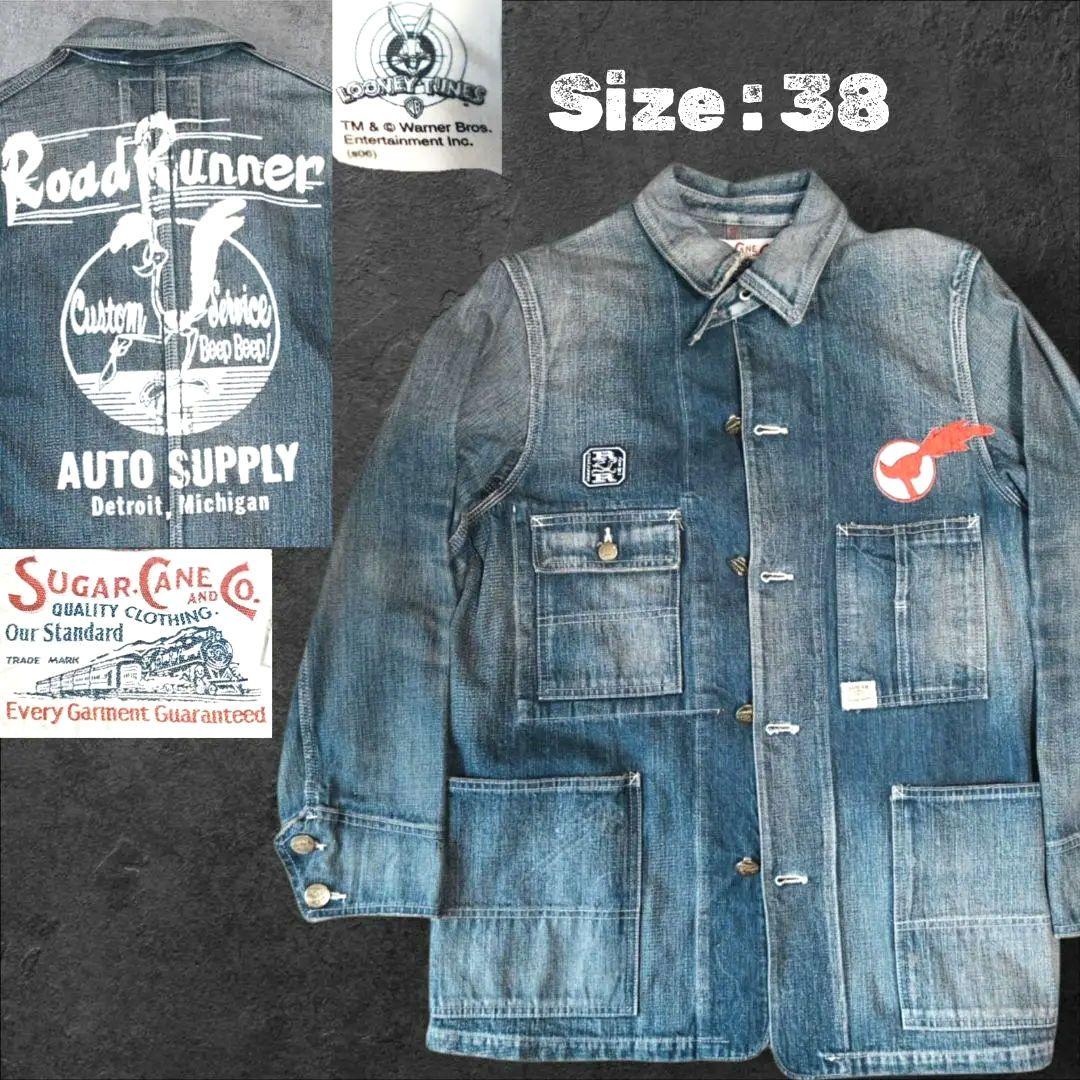 よ*ー様 【在庫処分価格】シュガーケーン ロードランナー デニムジャケット カバ