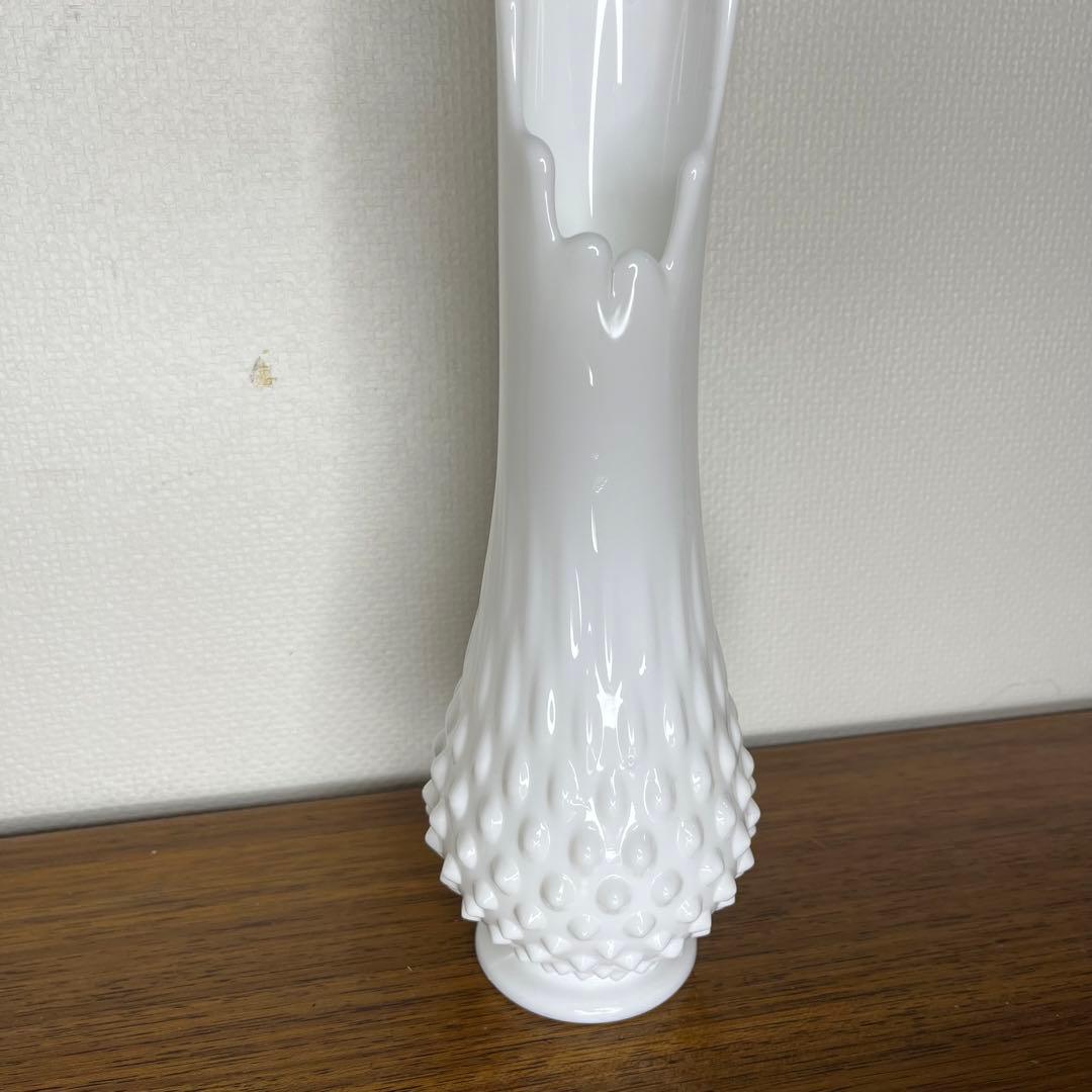ヴィンテージ　フェントン　ホブネイル　フラワーベース　花瓶