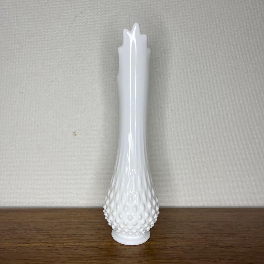 ヴィンテージ　フェントン　ホブネイル　フラワーベース　花瓶