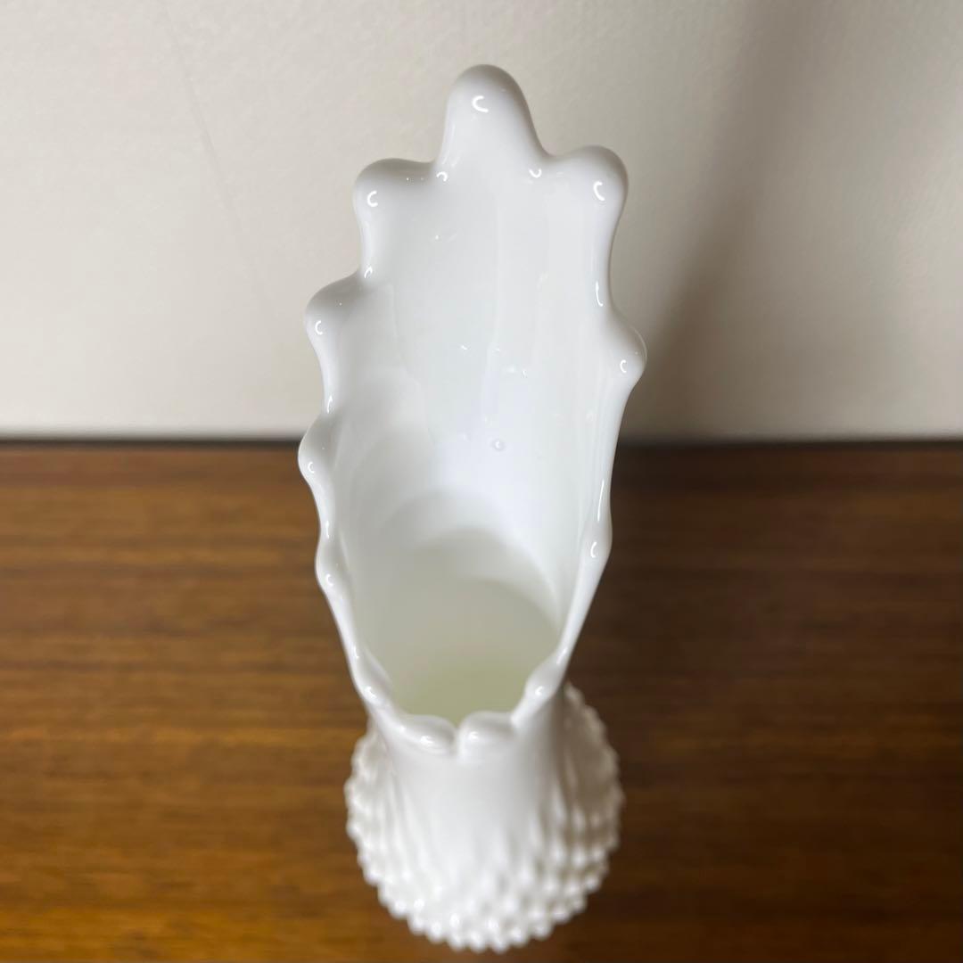 ヴィンテージ　フェントン　ホブネイル　フラワーベース　花瓶