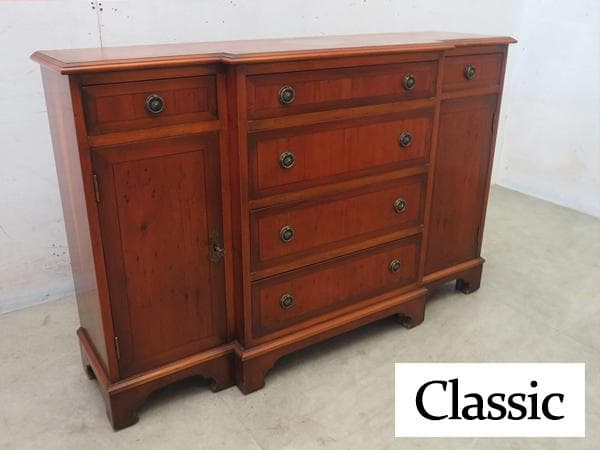 英国クラシック■Rosjhon■ジョージアン様式■ブレークフロントサイドボード■