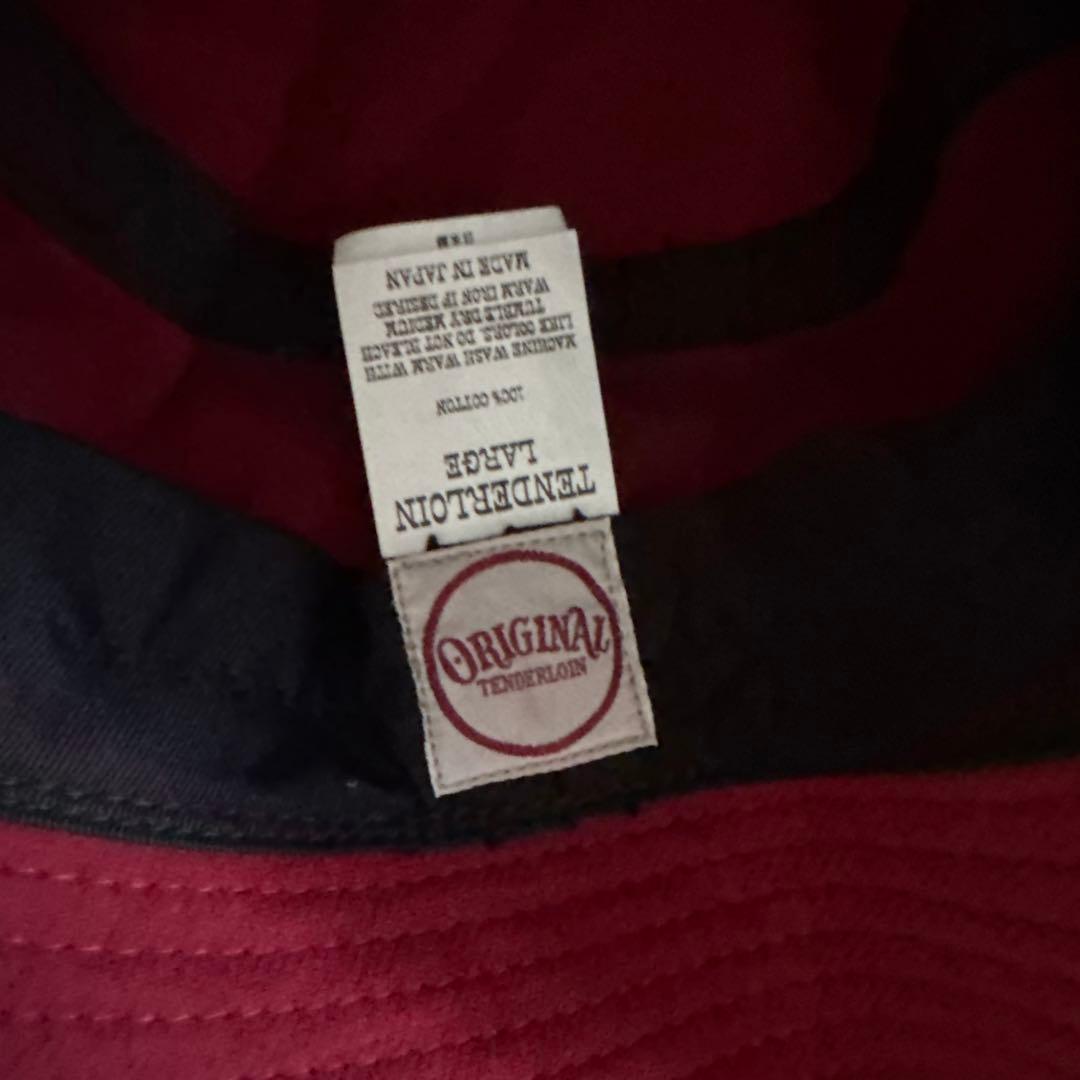 TENDERLOIN 赤 バケットハット