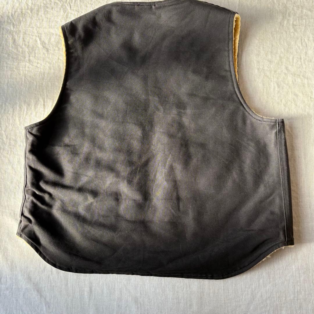 Carhartt カーハート ダックベスト ブラック 2XL 裏ボア