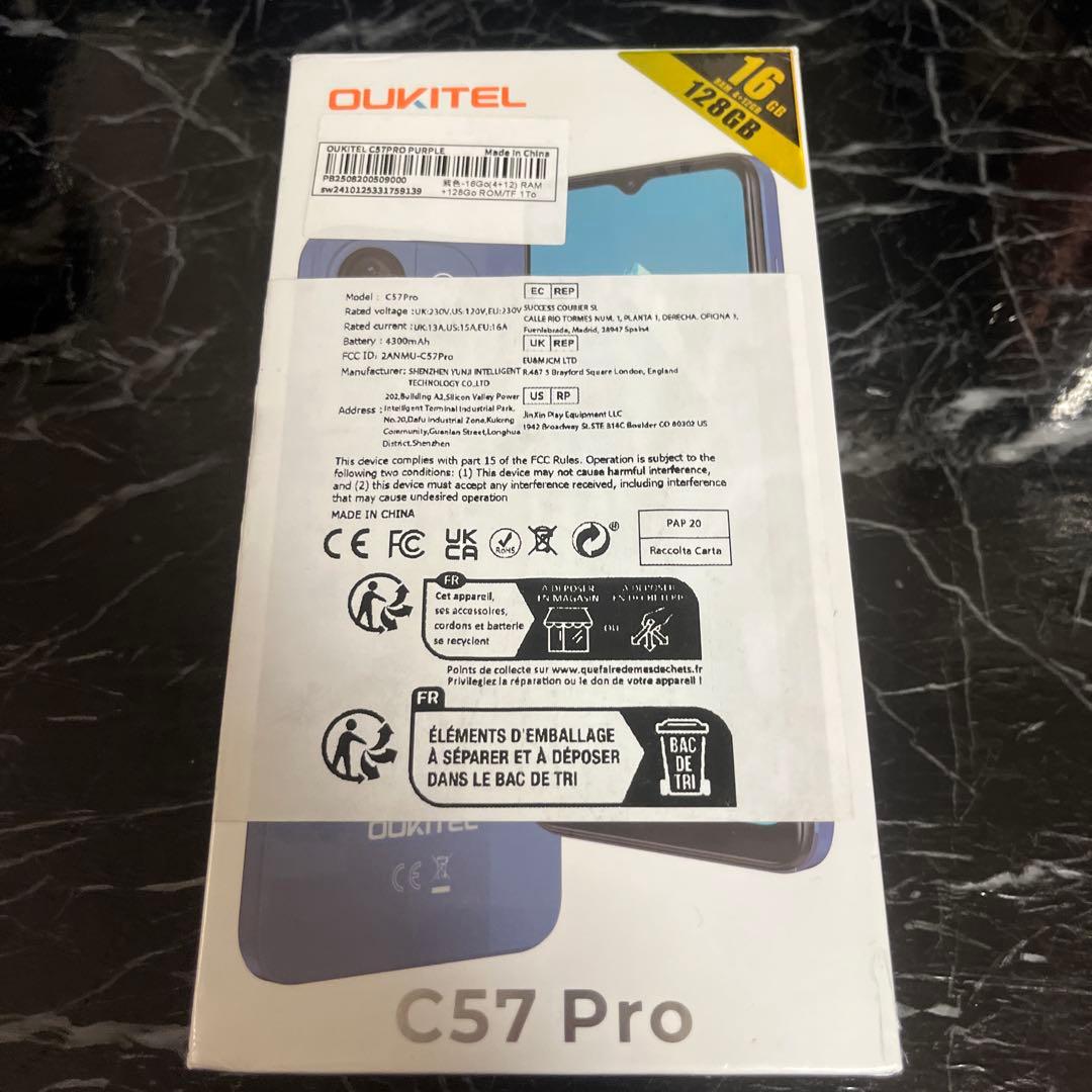 OUKITEL C57 Pro スマートフォン 本体