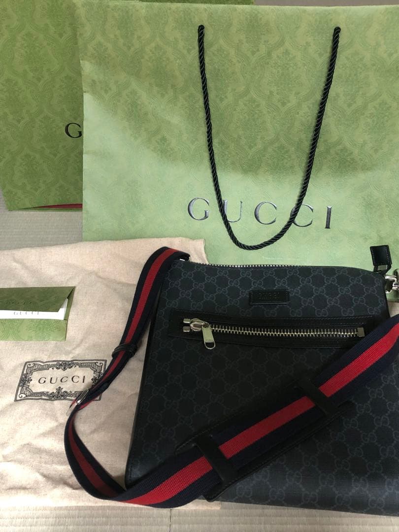 GUCCI GGスプリーム ショルダー 474137 メッセンジャー