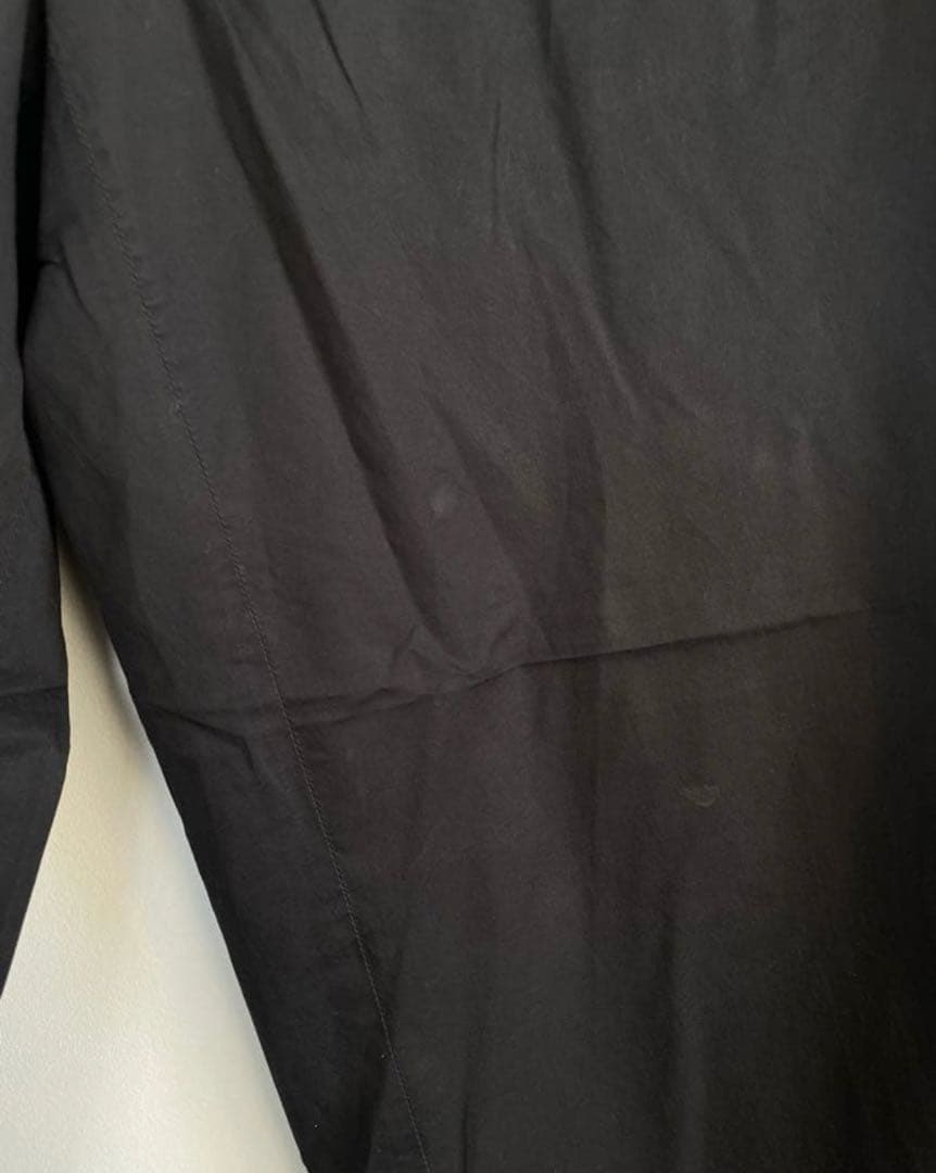 パンツ \"GARCONS HOMME\" Black cotton lien pants