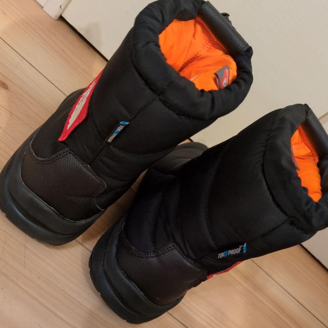 極美品THE NORTH FACE ヌプシブーティー23.0cm ブラック赤ロゴ