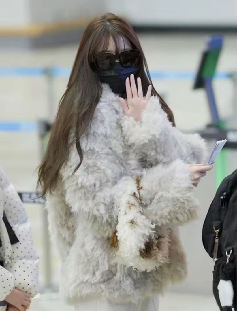 CERRIC Mixed Fur Jacket ベージュ