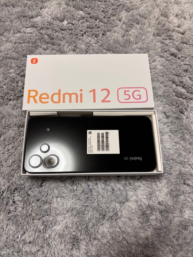【新品未使用】Xiaomi Redmi12 5G ミッドナイトブラック