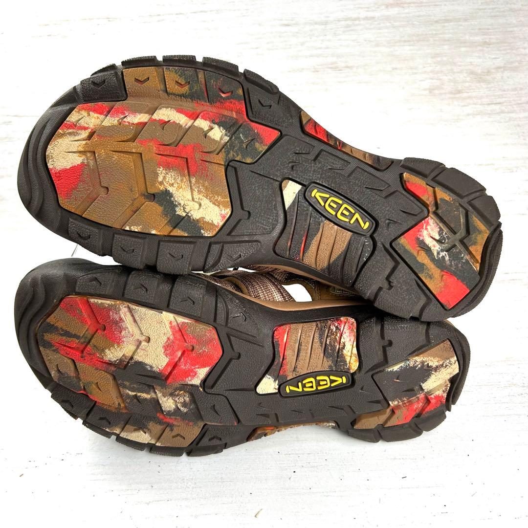 美品　KEEN サンダル フジロックフェスティバルコラボ　ブラウン　28.0