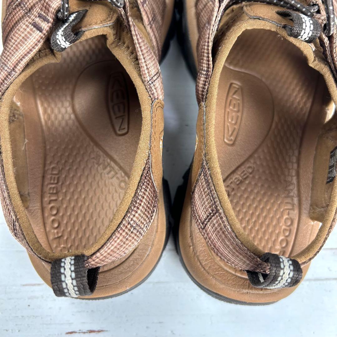 美品　KEEN サンダル フジロックフェスティバルコラボ　ブラウン　28.0