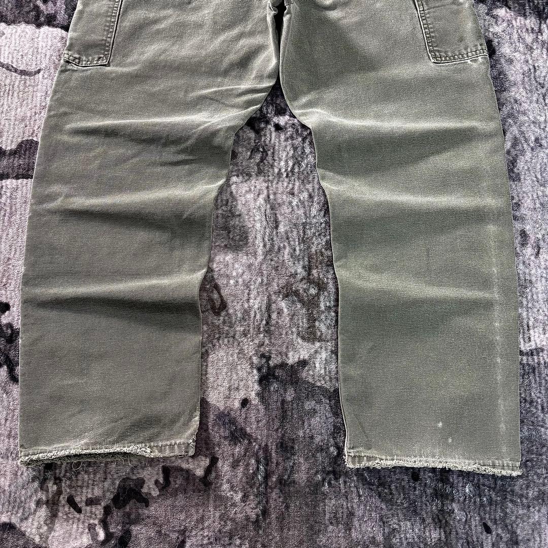 コメ欄セール！ 希少モスグリーン◎ダブルニー雰囲気系Carhartt B136