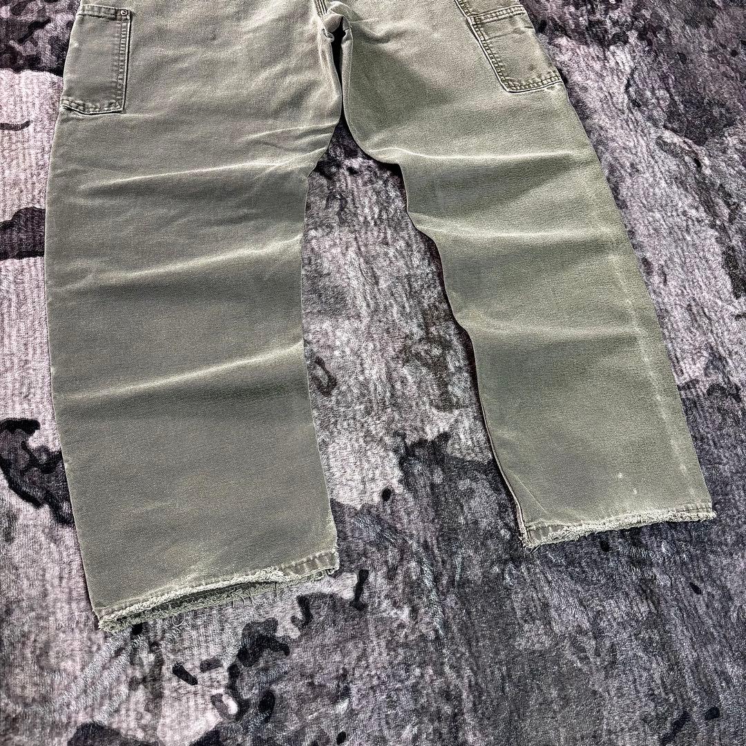 コメ欄セール！ 希少モスグリーン◎ダブルニー雰囲気系Carhartt B136