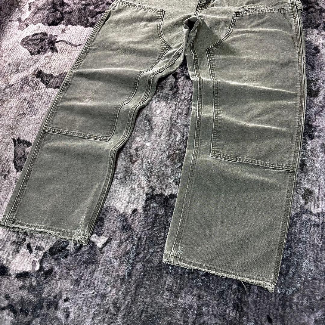 コメ欄セール！ 希少モスグリーン◎ダブルニー雰囲気系Carhartt B136