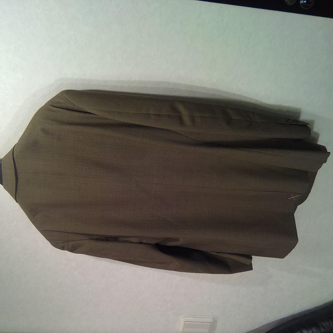 未使用　MEN,S ＢＩＧＩ ブラウン ストライプ テーラードジャケット