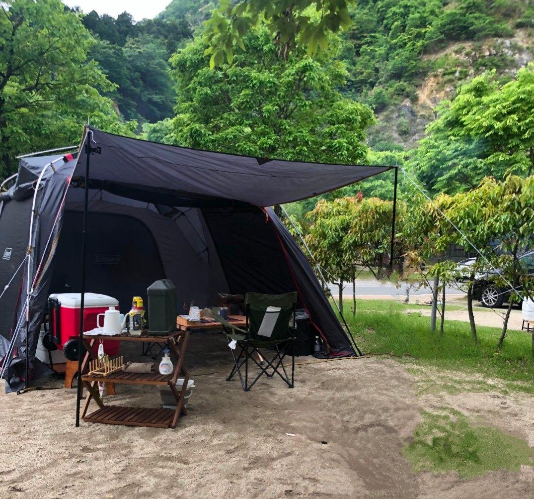 直営店限定_Coleman(コールマン)タフスクリーン2ルームハウス_紺色廃盤品