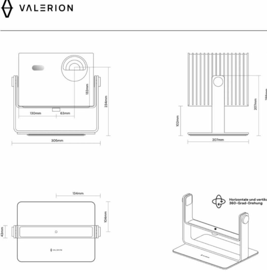 VALERION プロジェクター デスクトップジンバルスタンド 新品