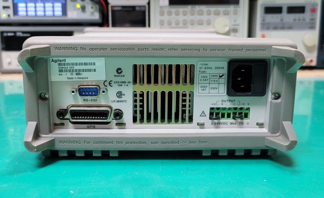 renapoyo様 E3642A 0-8V 5A 0-20V 2.5A DC電源