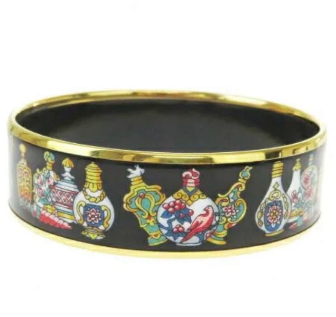 極美品♥️エルメス HERMESバングルGM エマイユメタル⭕️５日削除⭕️最終値下‼️