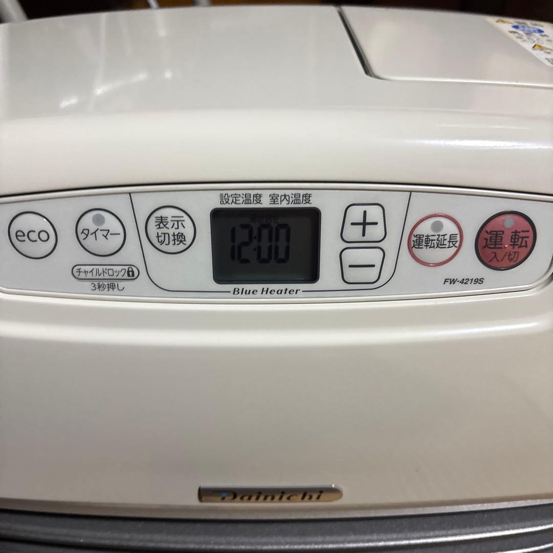ダイニチブルーヒーター　FW-4219S(W) 木造11畳　コンクリート　15畳