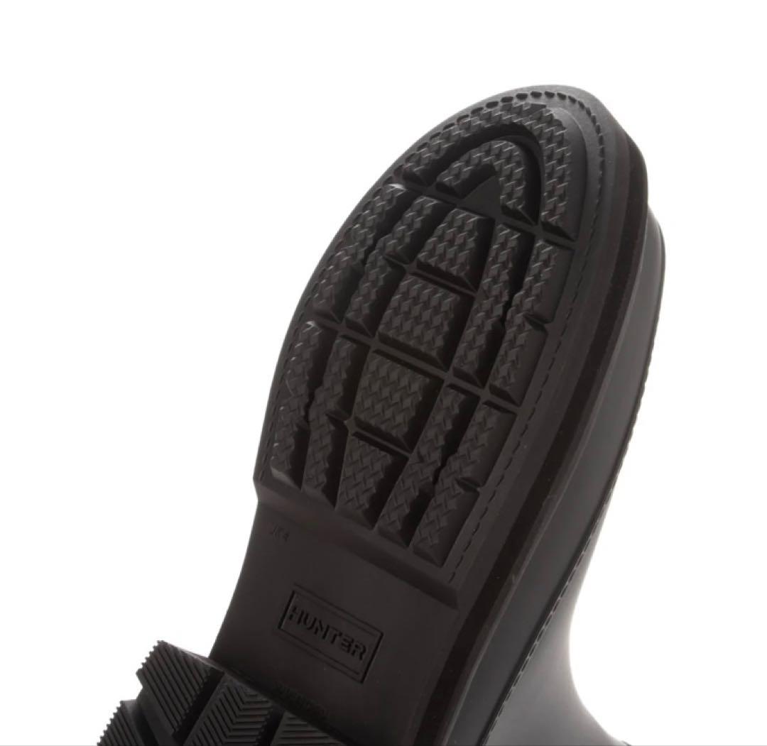 今期　HUNTER（ハンター）リファインド ステッチチェルシーブーツ （BLK）