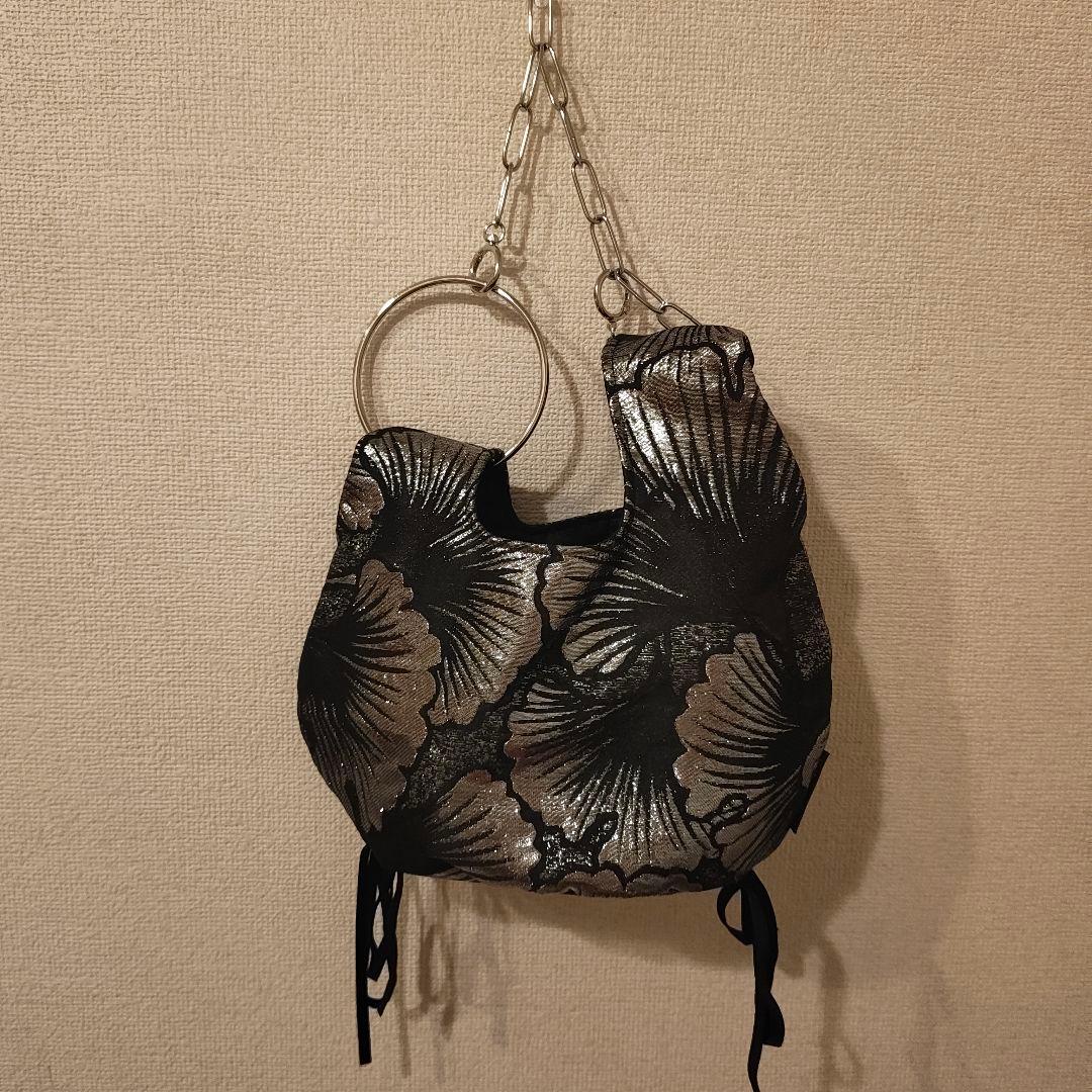 little seeds しじみバッグ ハンドバッグ ブラック リトルシーズ 黒