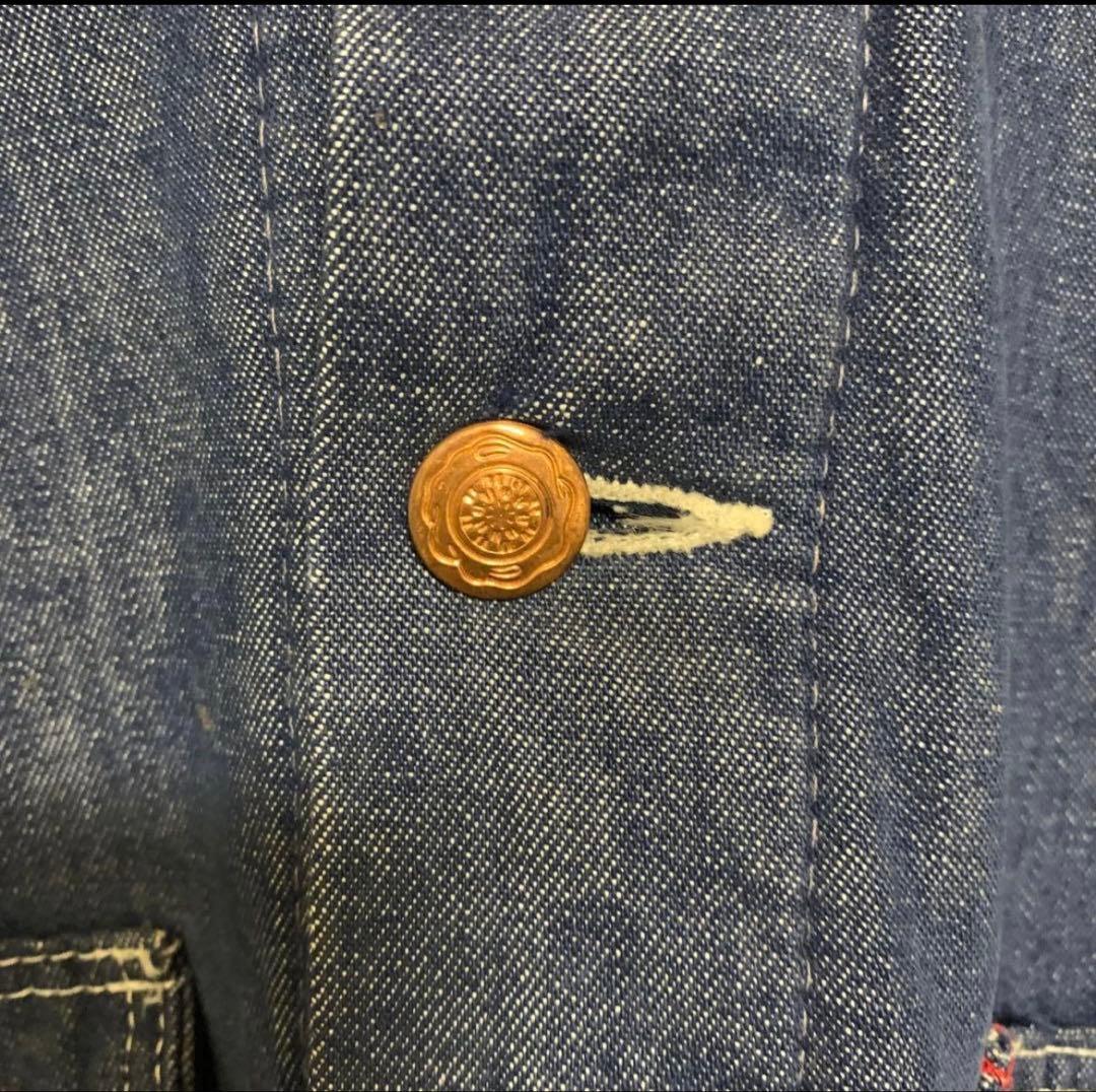 70s vintage カバーオール　デニムジャケット　古着