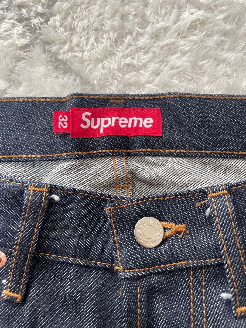 パンツ Supreme Rigid Baggy Selvedge Denim Short