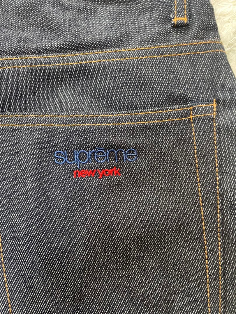 パンツ Supreme Rigid Baggy Selvedge Denim Short