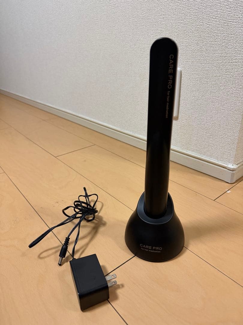 【動作確認済み】CARE PRO ケアプロ 超音波アイロン 美品 充電スタンド付