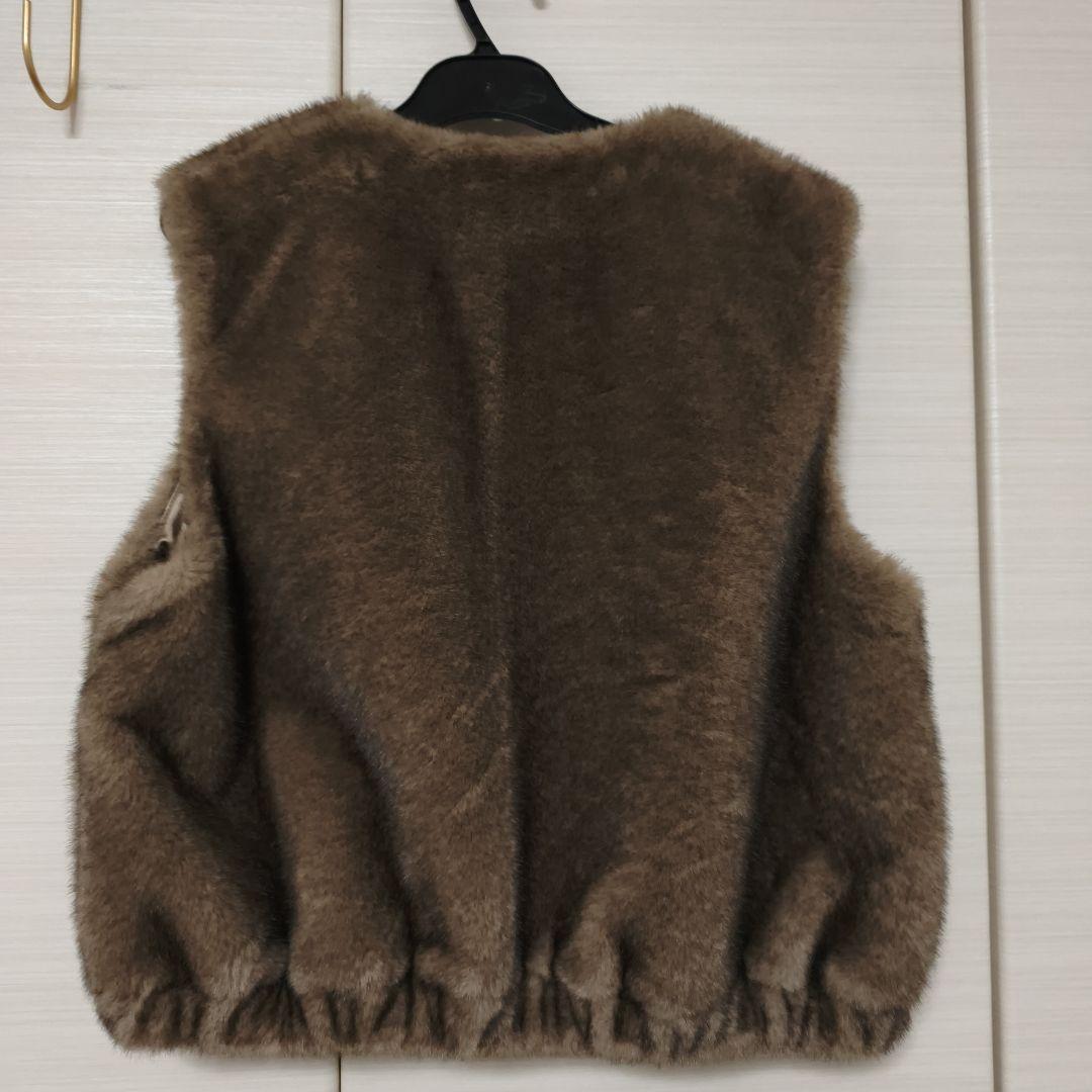 週末限定セール！【美品】Drawing Numbers ミンクエコファーベスト