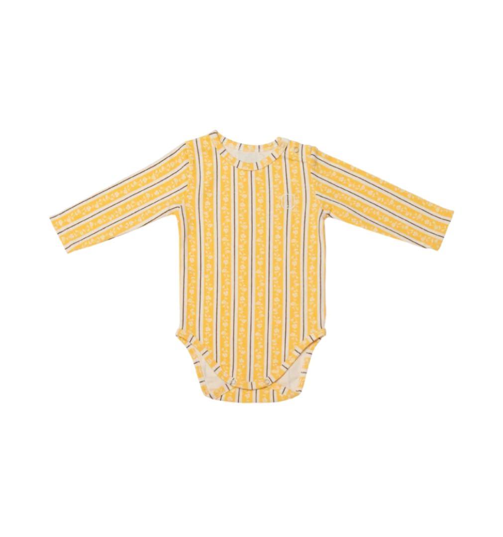 R*様 house on the hill ロンパース　80 yellow fl