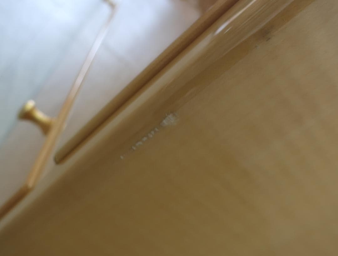 キットファニチャー/北谷家具■仔山羊革張り■シカモアメープル■ドロワーチェスト