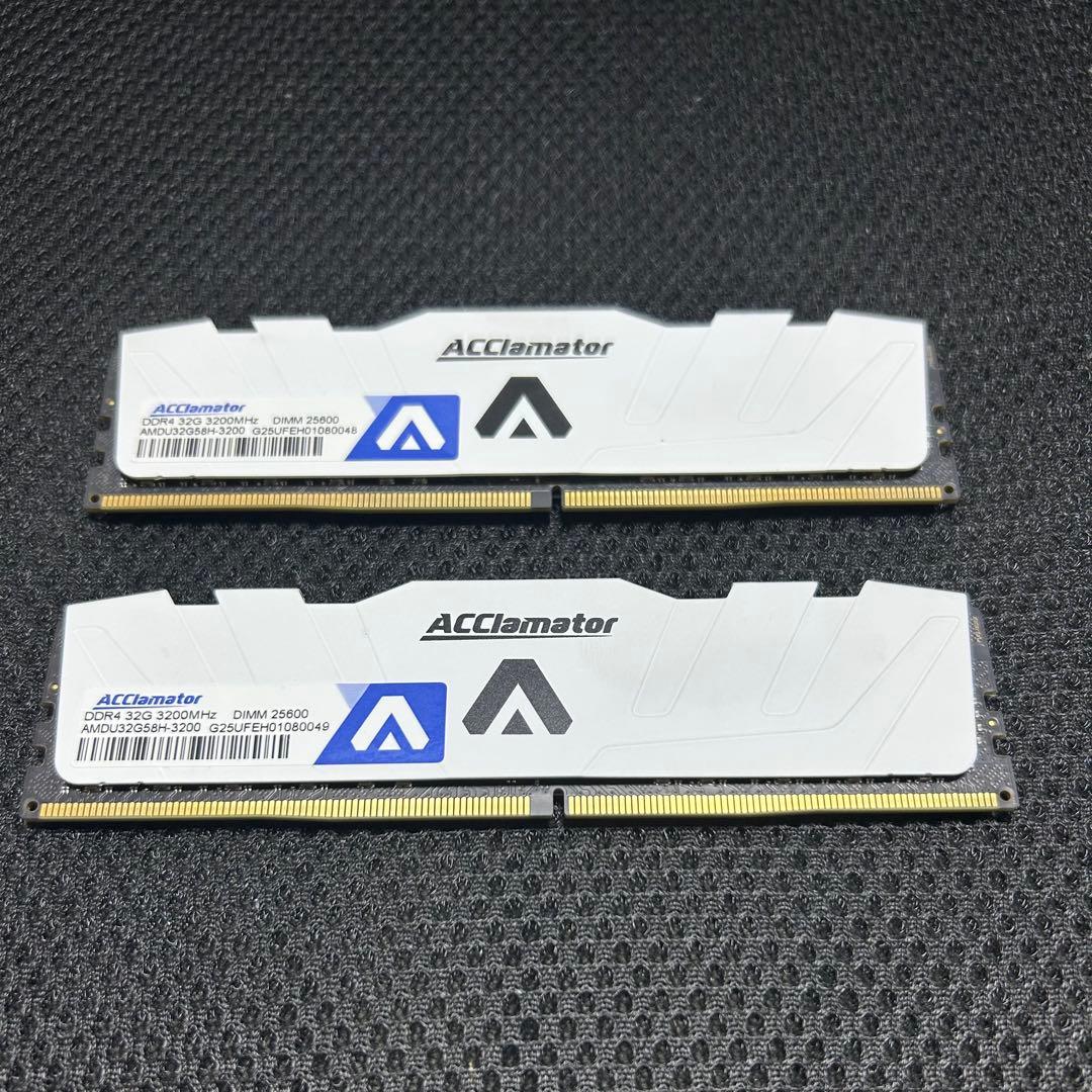 ま*び様 Acclamator OUNCE 64GB (32GB×2) DDR4