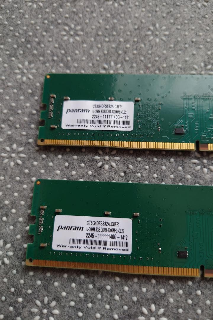 Crucial 16GB DDR4 メモリー 3200MHz 8GB×2枚