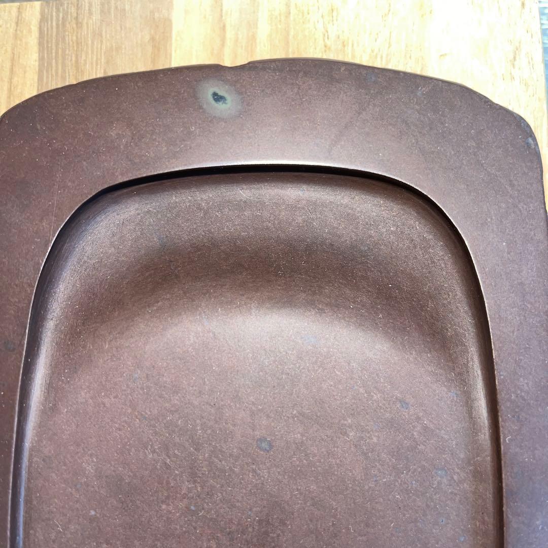 ⭕️赤間硯　野面硯　名工　堀尾卓司　新品美品　宝物　玉弘堂　女性好み作品　美しい