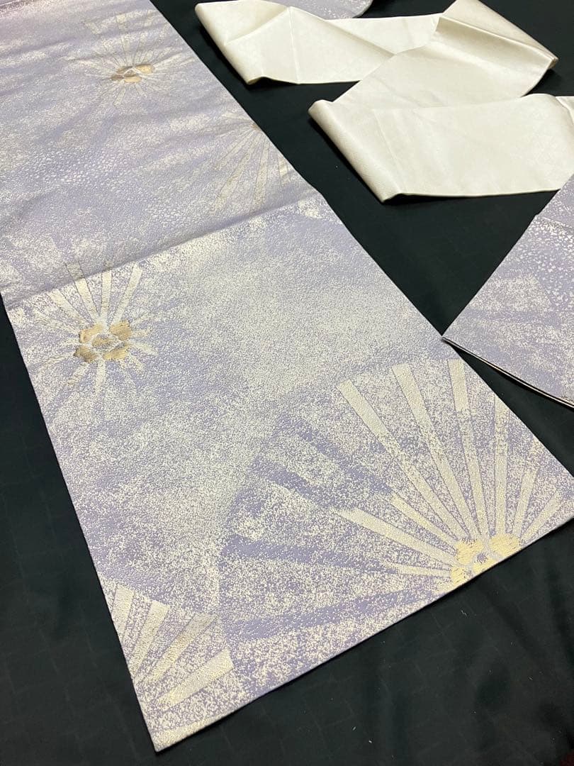 専用です　お仕立て上がり名古屋帯　正絹　新品未使用　No.117