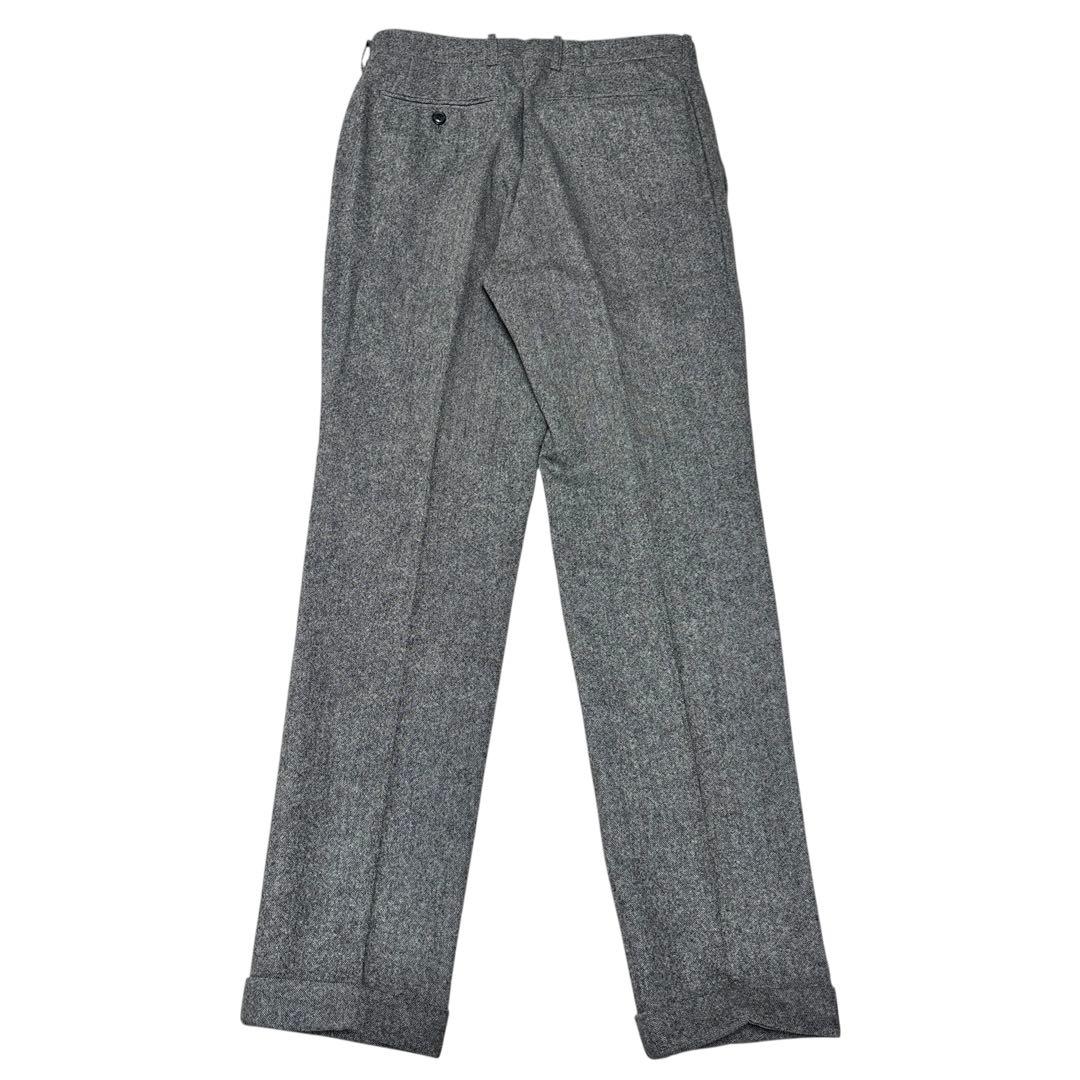 美品 AOKI アオキ ツイード風 3ピース スーツ セットアップ M グレー