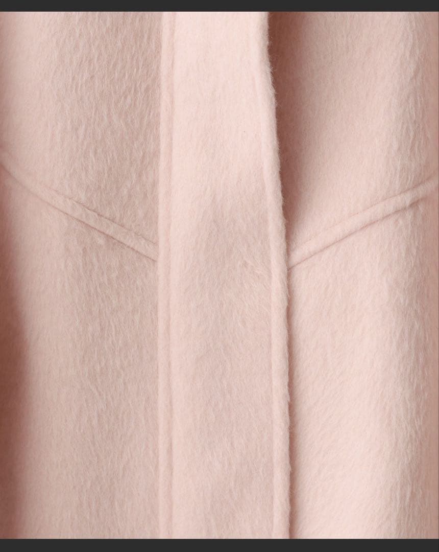 【新品タグ付】Heather スタンドシャギーミドルブルゾン　ピンク